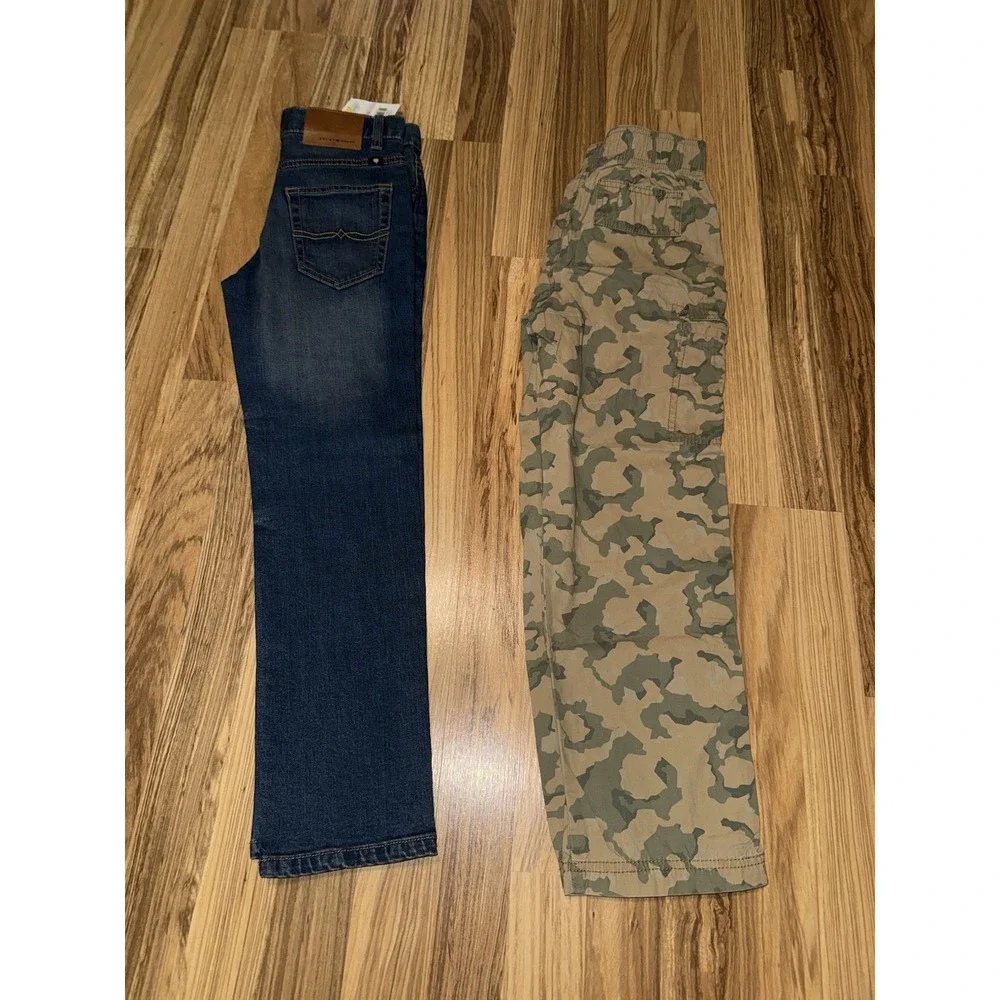 NEW Boys Lucky Classic Straight Jeans Carters Camouflage EUC Pants Sz‎ 10 Lot